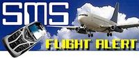 SMS flight alert