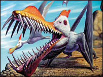 Giant flying reptiles
