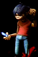 Gorillaz play live on stage