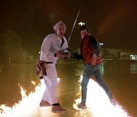 Michael J. Fox goes back to the future
