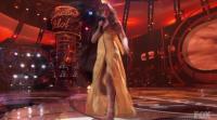 Katharine McPhee yellow dress I have nothing panty upskirt
