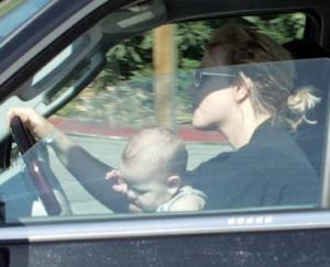 Britney Spears driving