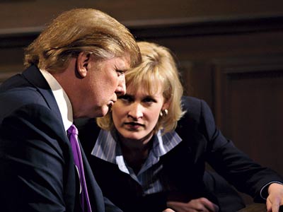 Carolyn Kepcher and Donald Trump