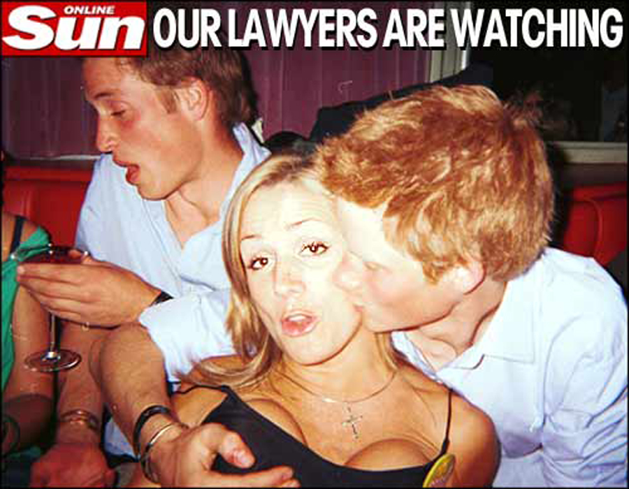 prince harry fit. Prince Harry cops a feel