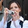 Sarah Michelle Gellar on the set