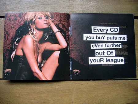 Paris Hilton CD by Banksy