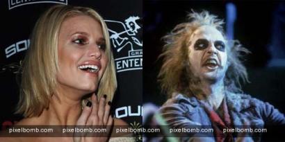 Jessica Simpson is Beetlejuice