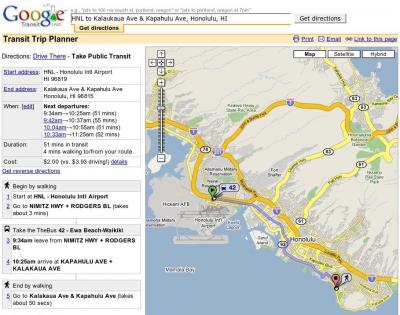 Google Transit