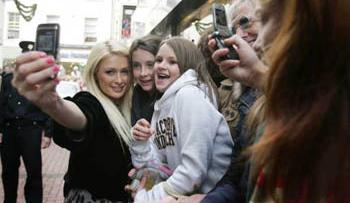 Paris Hilton in dublin