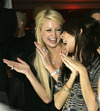 Paris Hilton and Nicole Richie Playstation 3 launch party