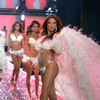 Adriana Lima exposed her bra and panties for Victorias Secret