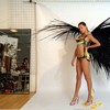 Adriana Lima exposed her bra and panties for Victorias Secret