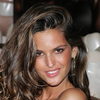 Alessandra Ambrosio exposed holds her yellow leopard bra