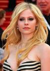 Avril Lavigne exposed her cleavage in Cannes