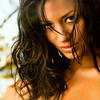 Candice Michelle exposed her wet naked boobs and cleavage