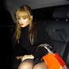 Cheryl Tweedy exposed her gray panties upskirt