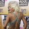 Christina Aguilera exposed her plunging cleavage in a sparkling dress