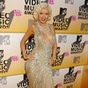 Christina Aguilera exposed her plunging cleavage in a sparkling dress