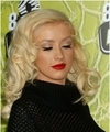 Christina Aguilera exposed her sexy red bra again in a see through sweater