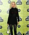 Christina Aguilera exposed her sexy red bra again in a see through sweater