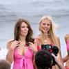 Elizabeth Hurley exposed her nip slip