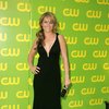 Erica Durance exposed her plunging cleavage in a black dress