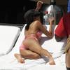 Eva Longoria exposed her pink bikini