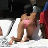 Eva Longoria exposed her pink bikini