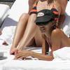 Eva Longoria exposed her pink bikini