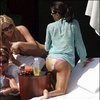 Eva Longoria exposed her bikini