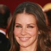 Evangeline Lilly exposed her cleavage in a hot dress