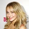 Hayden Panettiere exposed her cleavage in a red dress