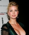 Ivanka Trump exposed her round plunging cleavage