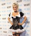 Jenny Mccarthy exposed her cleavage in a sexy maid halloween costume