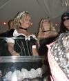 Jenny Mccarthy exposed her cleavage in a sexy maid halloween costume
