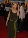 Jessica Alba exposed her boobs in a see through green dress