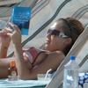 Jessica Alba exposed her brown bikini