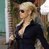 Jessica Simpson exposed her leopard bra