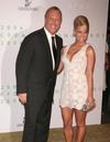 Jessica Simpson exposed her cleavage in a low cut dress