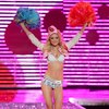 Jessica Stam exposed her bra and panties for Victorias Secret