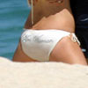 Kate Beckinsale exposed her tight white bikini