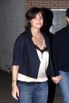 Katie Holmes exposed her nursing bra