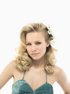 Kristen Bell exposed her cleavage in a photoshoot