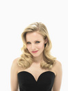 Kristen Bell exposed her cleavage in a photoshoot