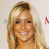 Kristin Cavallari exposed her cleavage in a white dress