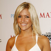 Kristin Cavallari exposed her cleavage in a white dress