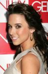 Lacey Chabert exposed her bra under her dress
