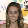 Lauren Conrad exposed her cleavage in a lace dress