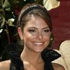 Maria Menounos exposed her cleavage in a lace dress