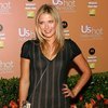 Maria Sharapova exposed her beige slip in a see through dress